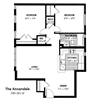 Floor plan Floor plan at Woodbury Park at Courthouse, Arlington, VA